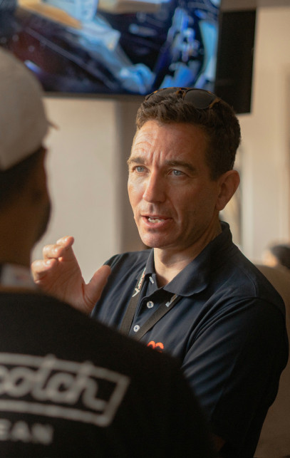 Former Corvette factory racing driver Oliver Gavin speaking about his career