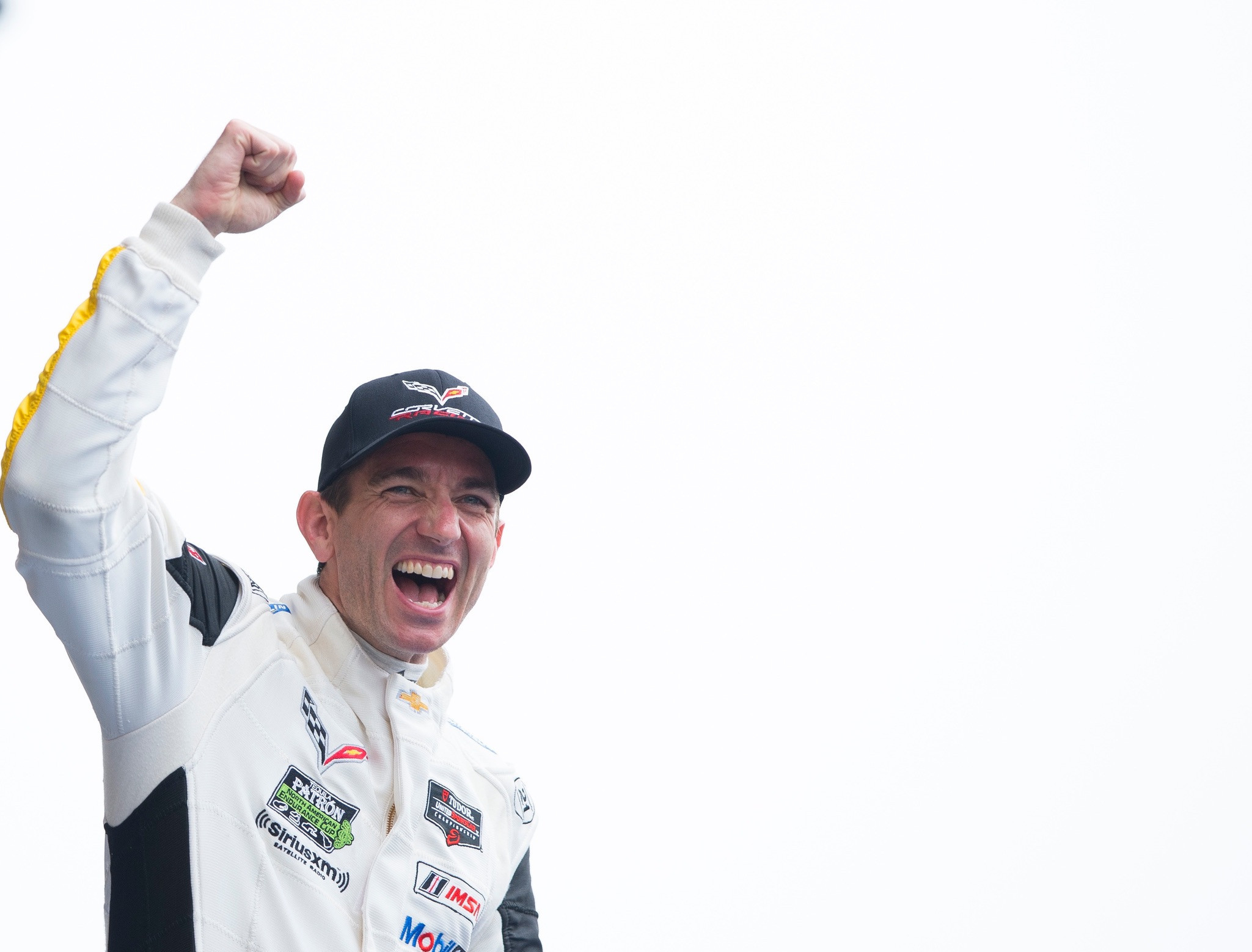 Oliver Gavin celebrating a win