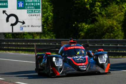 LMP2 car on track at Le Mans
